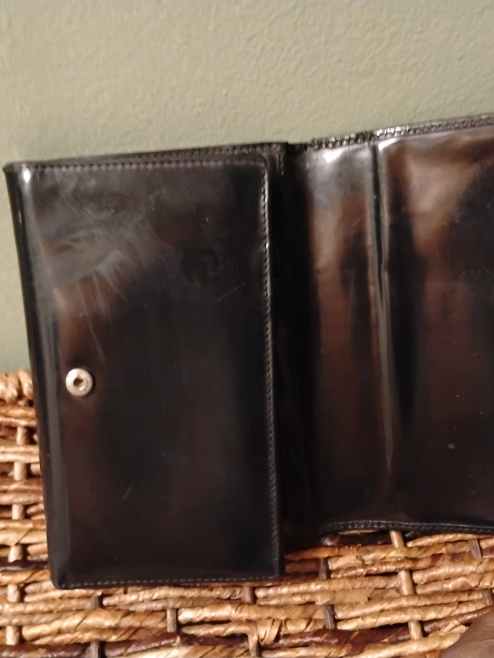 Gucci Black Leather Tom Ford era Flap Wallet - Picture 4 of 5